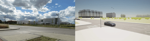 Low Traffic Side View