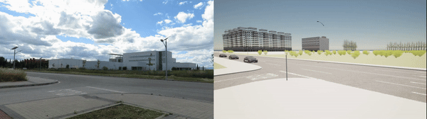 Mixed Traffic Side View